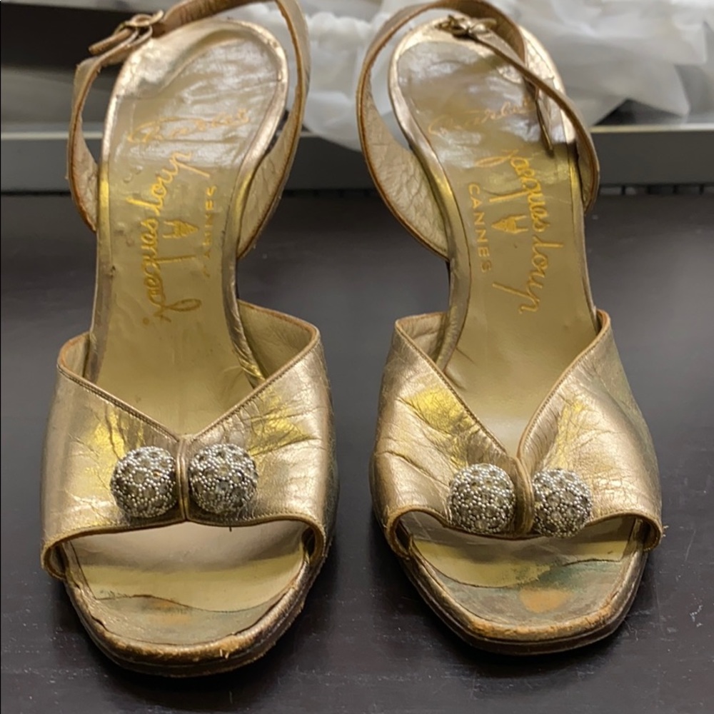 Charles Jacques Loup Heels Sz 5 - Picture 5 of 16